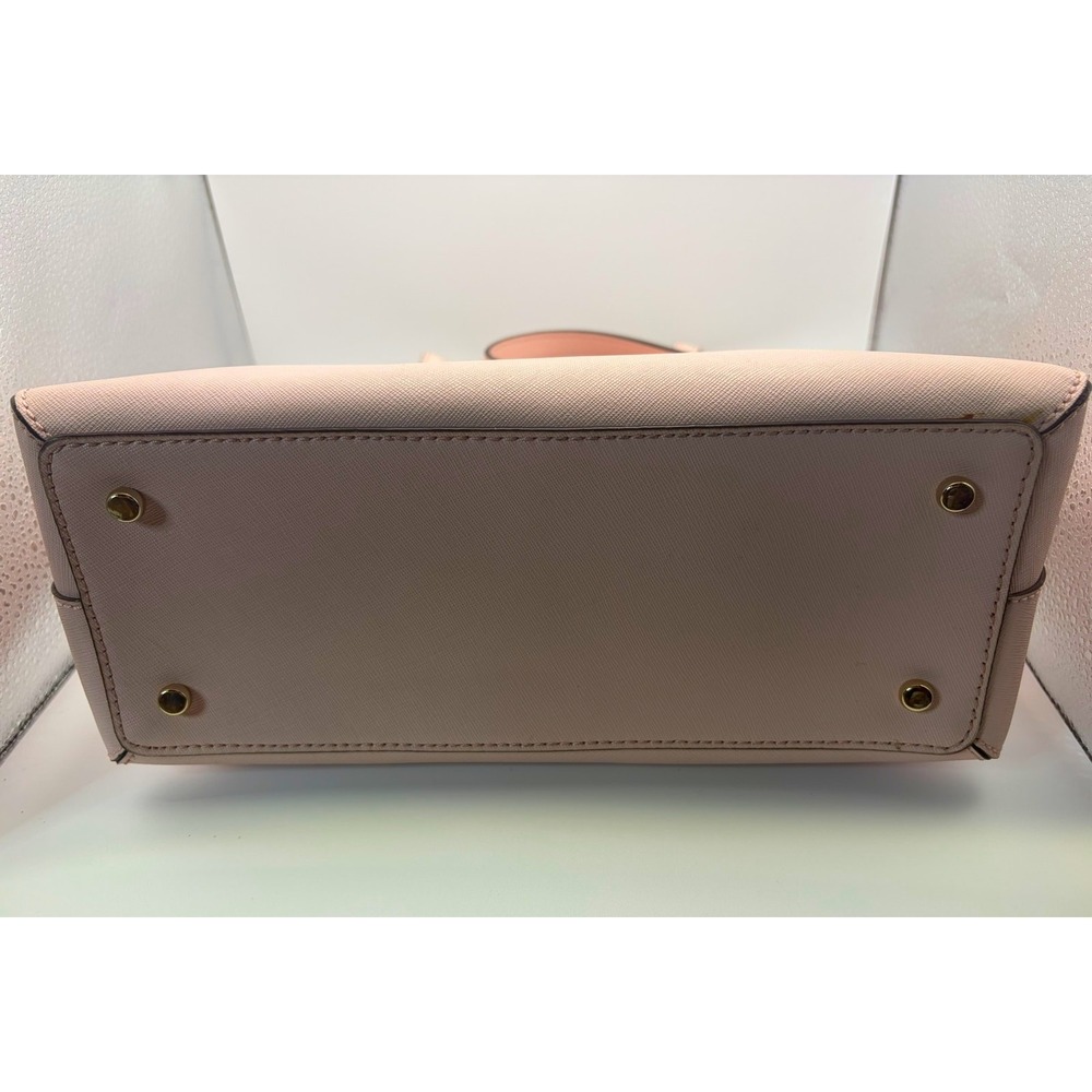 Kate Spade New York Blush Pink Saffiano Leather Satchel Crossbody Bag - Picture 6 of 8